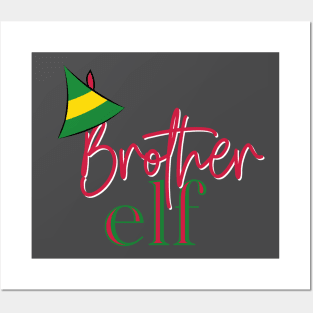 Brother Elf Christmas Shirt Posters and Art